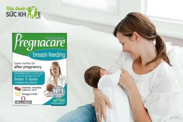 Sắt canxi cho mẹ sau sinh Pregnacare Breastfeeding 