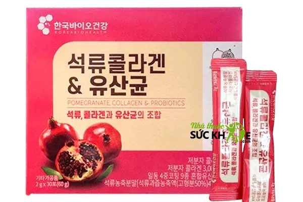 Collagen dạng bột Hàn Quốc Bio Cell Lựu đỏ