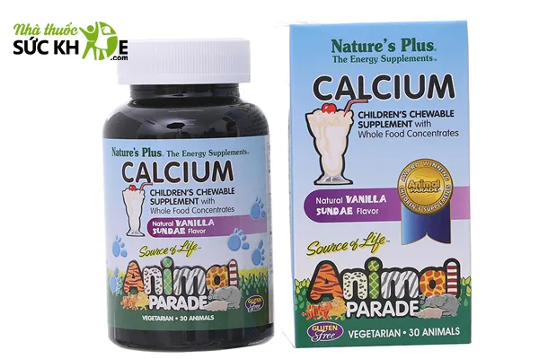 Kẹo bổ sung canxi cho bé Animal Parade Calcium Children