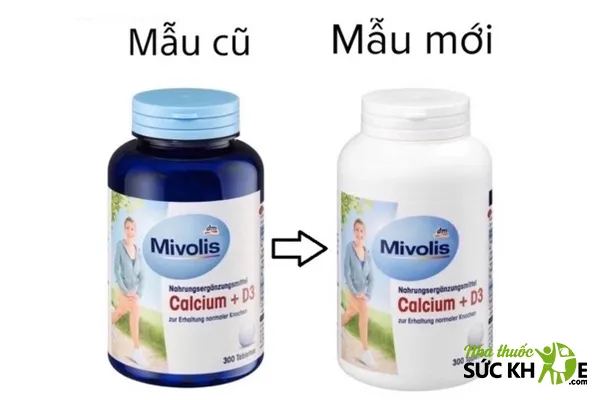 Thuốc tăng chiều cao cho người lớn Mivolis Calcium + D3 của Đức
