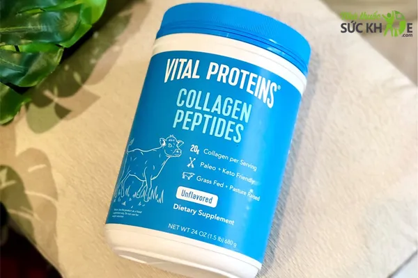 Collagen dạng bột của Mỹ Vital Proteins Unflavored