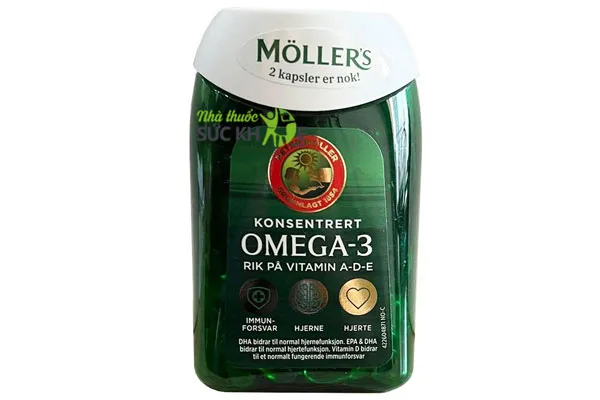 Dầu cá bổ mắt cho trẻ em Omega-3 Moller's Forte Z Tranem
