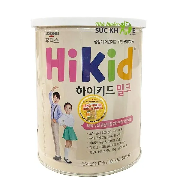 Sữa Hikid cho trẻ từ 1- 9 tuổi
