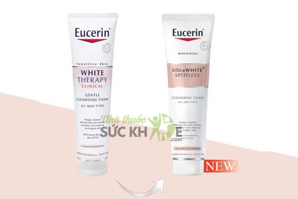 Sữa rửa mặt Eucerin của Đức White Therapy Cleansing Foam