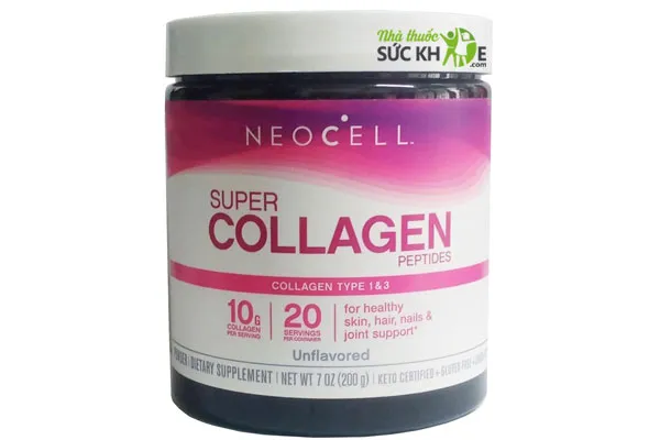 Collagen dạng bột của Mỹ Super Neocell