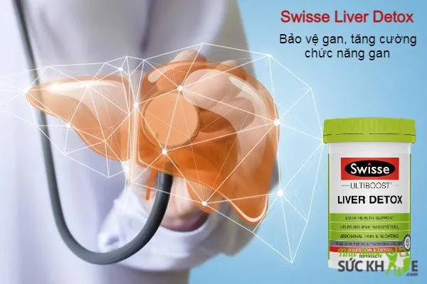 Thuốc giải độc gan trị mụn tốt nhất của Úc Swisse Liver Detox