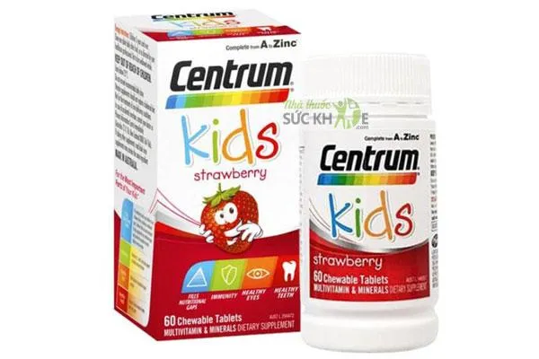 Vitamin tổng hợp cho trẻ Centrum Kids Strawberry