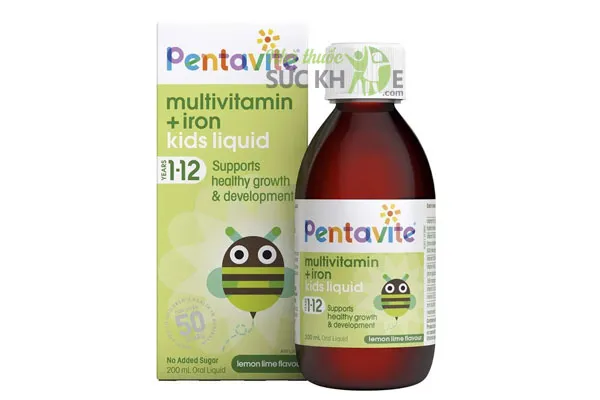 Vitamin tổng hợp cho bé trên 1 tuổi Pentavite