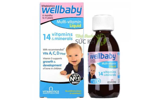 Vitamin tổng hợp cho trẻ Wellbaby Multivitamin Liquid