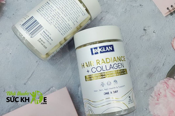 Viên uống Bioglan Hair Radiance + Collagen