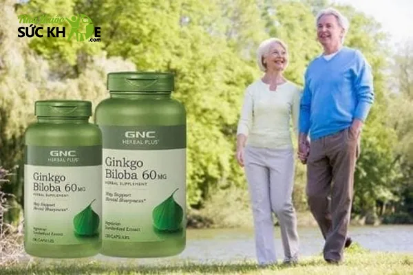 Thuốc bổ não của Mỹ GNC Herbal Plus Ginkgo Biloba