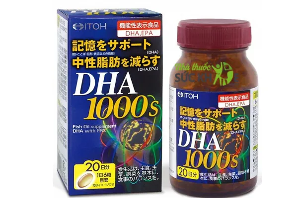 Thuốc bổ não tốt nhất của Nhật Bản DHA 1000mg ITOH
