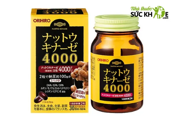 Viên uống NattoKinase 4000 FU Orihiro