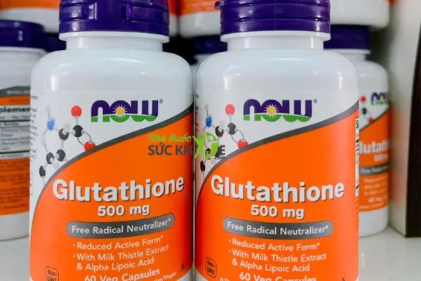 Viên uống trắng da Glutathione Now 500 mg
