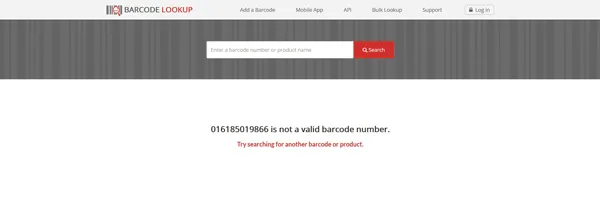 Giao diện Barcode Website