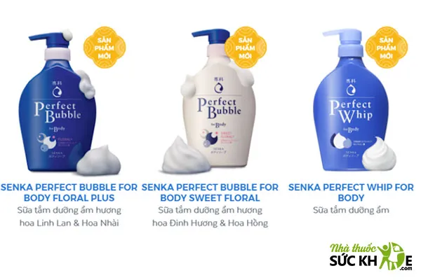 Sữa tắm Senka Perfect Bubble For Body Sweet Floral
