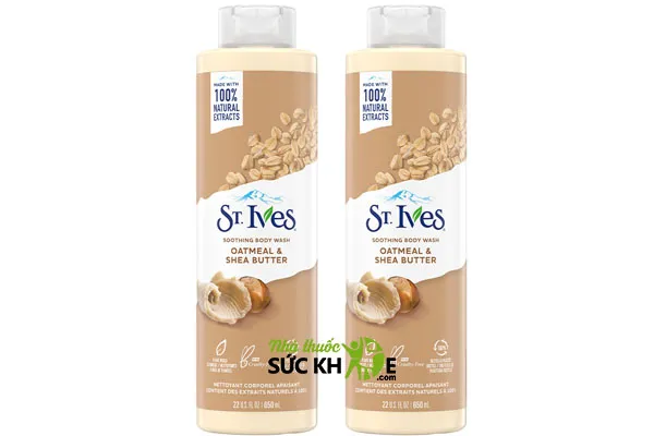 Sữa tắm St.Ives yến mạch và bơ hạt mỡ