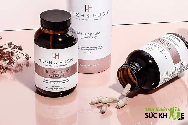 Viên uống cấp nước Hush & Hush Skincapsule Hydrate+