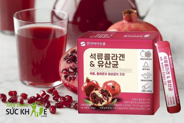 Collagen thủy phân của Hàn Quốc Bio Cell lựu đỏ