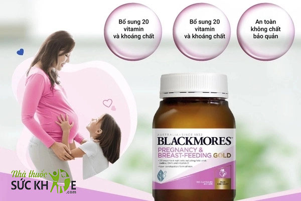 Vitamin Blackmores Pregnancy Gold có thể sử dụng ngay khi chuẩn bị mang thai