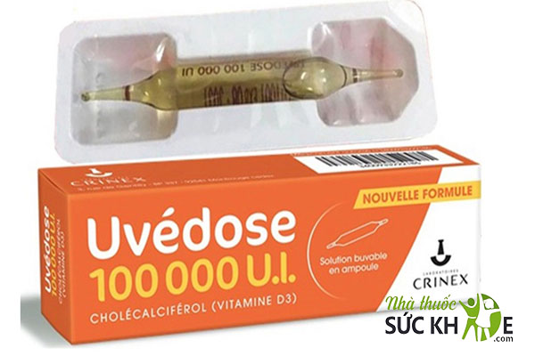 Vitamin D3 Uvedose liều cao 100000 UI  mẫu cũ
