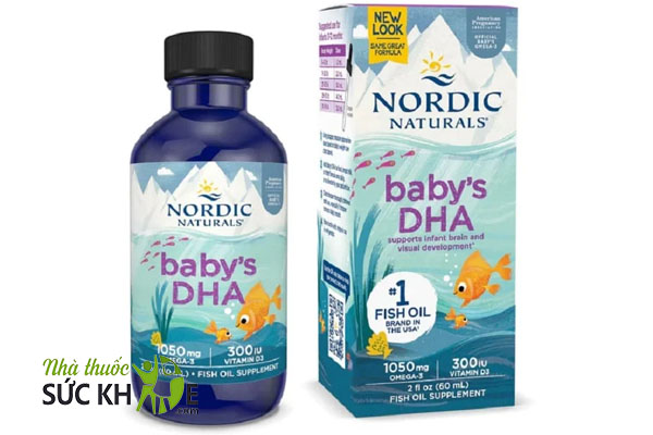 Baby's DHA bổ sung Omega 3, Vitamin D3 (mẫu mới)
