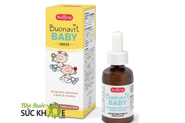 Vitamin tổng hợp cho trẻ sơ sinh Buonavit Baby nhập khẩu Ý - mẫu mới
