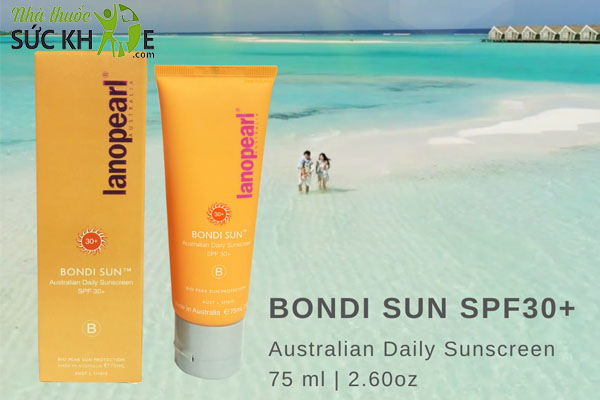 Review kem chống nắng Úc Lanopearl SPF30+ Australian Daily Sunscreen