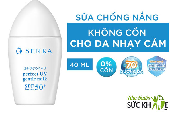 Sữa chống nắng Senka Perfect UV Gentle Milk SPF50+ PA++++