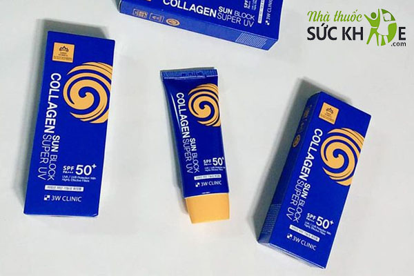 Kem chống nắng Collagen Sun Block Super UV 3W Clinic