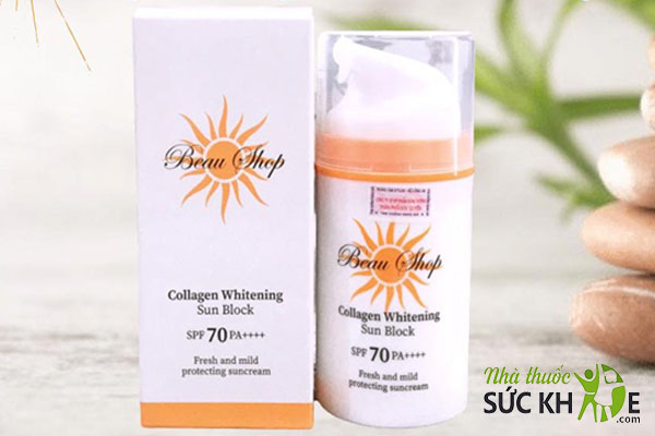 Kem chống nắng Collagen Whitening Sunblock SPF 70 PA+++
