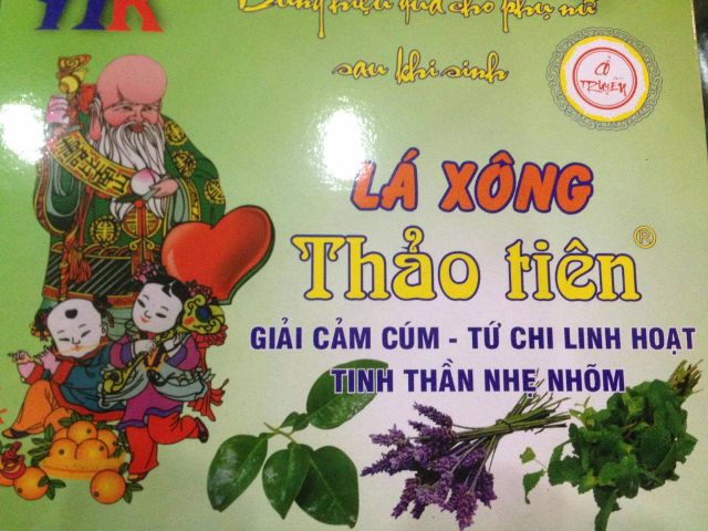 Lá xông Thảo Tiên dành cho bà mẹ sau sinh