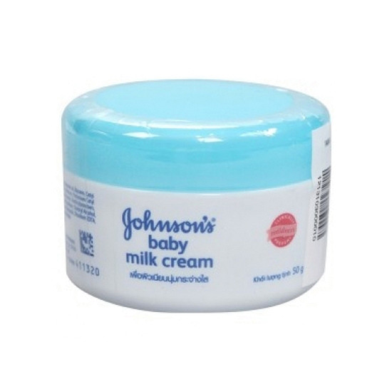 Johnson’s Baby milk Cream giúp dưỡng ẩm,chăm sóc, bảo vệ da