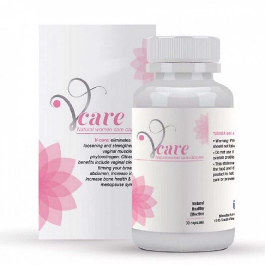 Viên uống Vcare hỗ trợ sinh lý, cân bằng nội tiết tố nữ